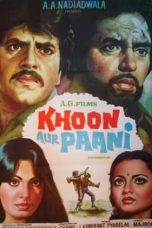 Movie poster: Khoon Aur Paani